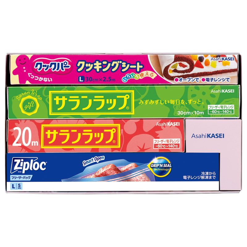 リボンハーツ 東栄産業株式会社 商品詳細：旭化成 サランラップバラエティギフト10